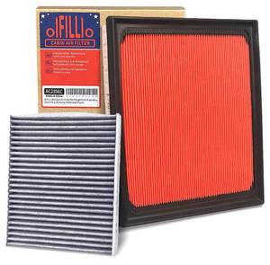 lot 19336 image: OIFILLIO Engine Cabin Air Filter Kit for Corolla Cross Hybrid (Red Filter Only)