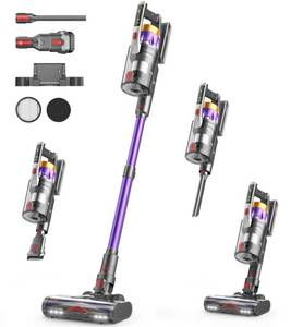 lot 19343 image: NADALY Cordless Vacuum Cleaner, 650W 55KPa 70 Mins Self-Standing Stick Vacuum, Lightweight Vacuum for Everyone, Anti-Tangle, 1.8L Capacity, Vacuum Cleaners for Home Pet Hair Hardwood Floors Carpet