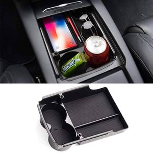lot 19362 image: Jaronx Compatible with Tesla Model XS Center Console Organizer 2016-2021
