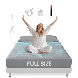 lot 19378 image: Grounding Sheets Full Size - 90% Organic Cotton  10% Pure Silver Fitted Bed Sheet for Earthing - 400 Thread Count Deep Pocket Grounded Bedsheets - Improved Sleep Down to Earth Ground Bedding
