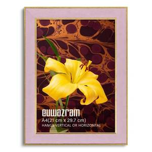 lot 20122 image: euwazram Suede A4 Frame - Single Frame, Elegant Pink 8.27x11.69 inch Picture Frame, A4 Poster Frame for Artwork, Puzzles, Photos, Movie Posters, and Wall Display
