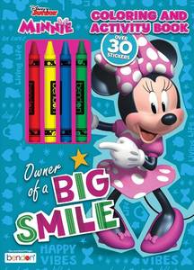 lot 20149 image: Disney Minnie Mouse Coloring and Activity Book with 4 Crayons and Stickers Bendon 46766