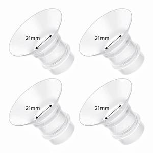 lot 20156 image: Flange Inserts 21mm Compatible with MedelaSpectraTSRETEElvieMomcozyBellababy Breast Pump 24mm ShieldsFlanges, Reduce 24mm Nipple Tunnel Down to 21 mm, 4PCS