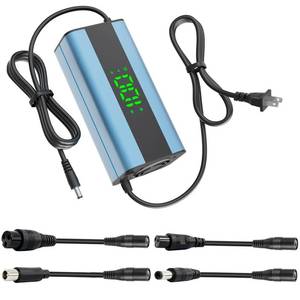 lot 20169 image: 29.4V 2A Electric Scooter Charger 5 in 1 Plugs Universal,for 24V-Rated Electric Scooter Ebike Lithium Battery, Fast Charging, Overcharge Protection, Compatible with Multiple Models