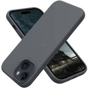 lot 20187 image: OTOFLY Compatible with iPhone 15 Case, Silicone Shockproof Slim Thin Phone Case for iPhone 15 (6.1 inch),(Space Gray)