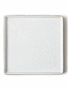 lot 20221 image: Vanity Tray with Brown Trim - Candle & Perfume Holder Organizer - Decorative Square White 88 Bathroom Countertop Tray