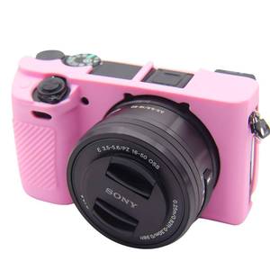 lot 20265 image: Easy Hood Protective Case for Sony Alpha A6100 A6300 A6400 Camera (Pink)