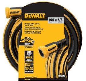 lot 1000 image: DeWalt Heavy-Duty Fabric Water Hose 50 x 58