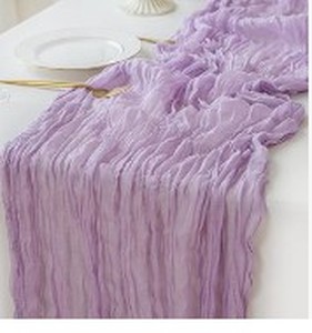 lot 4332 image: Purple table runners - Used