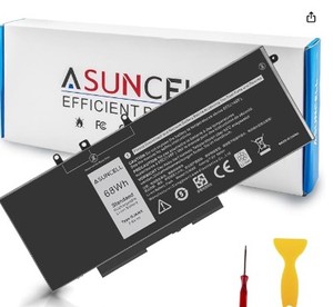 lot 8218 image: Suncell 68Wh Efficient Battery GJKMX 7.6V Li-ion