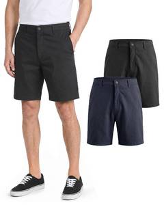 lot 1037 image: Liloak Mens Chino Shorts Summer Outfits for Men Mens Casual Shorts for Lounge Golf 9 Inch Lightweight BlackNavy