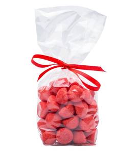 lot 2144 image: Wowfit 12x18 Cellophane Gift Bags for Treats, Clear, 10 Bags