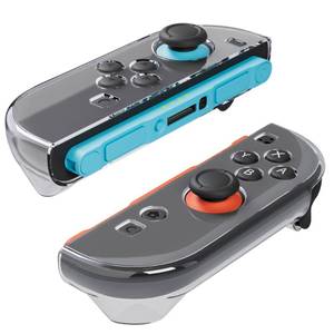 lot 2172 image: FANPL Case for Nintendo Switch 2 Joycon Controller, Protective Cover for Joycons 2 Hard Shell, Ergonomic Design & Comfortable and Easy Installation - Clear