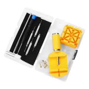 lot 2219 image: Ultimate Watch Link Removal kit - Adjustable Bracelet Repair & Resizing, Watch Band Remover, Screwdriver, Hammer, Pin Punch, Watch Back Remover - Includes Storage Box