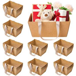 lot 3789 image: 48 Pcs Basket for Gift Empty DIY Bulk Baskets with Handle, Classic