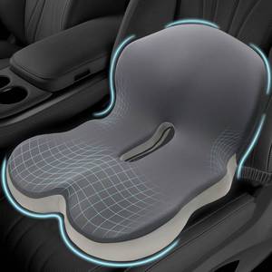 lot 3796 image: Car Seat Cushion with Lumbar Support Pillow, Seat Cushion for Driving
