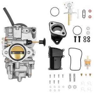 lot 4357 image: Carburetor Fits Yamaha 1987-1990 & 1992-1995 Moto-4 350 YFM350  1987-2004 Warrior 350 YFM350  1987-1998 Big Bear 350 YFM350  1996-1998 Kodiak 400 YFM400 Atv Carb with Bolt Air intake Manifold