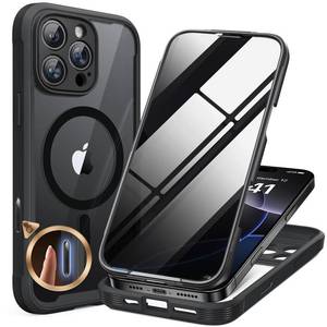 lot 4359 image: miracase Privacy for iPhone 16 Pro Max Case, 25° Anti-Spy, Black