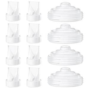 lot 6160 image: TOVVILD 12 Pack Pump Parts, Duckbill Valves Silicone Diaphragm Compatible with Momcozy M5, Replace Mom Cozy M5 Replacement Parts