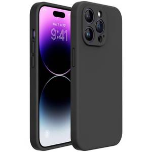 lot 6163 image: Miracase Silicone for iPhone 14 Pro Case, Black
