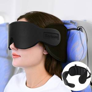 lot 6176 image: SARISUN Travel Pillow for Airplanes Sleep, Seat Strap for Stable Support