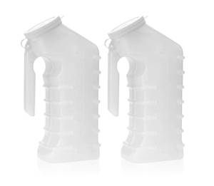 lot 6190 image: Dealmed Male Urinal with Cover - Portable, 1000 cc, 2 Pack