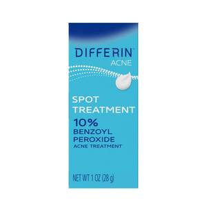 lot 6204 image: Differin Acne Spot Treatment, Max Strength, 10% Benzoyl Peroxide, 1oz