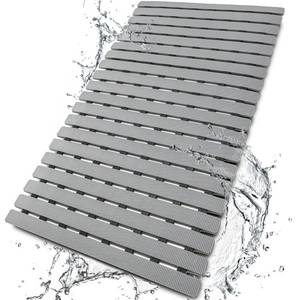 lot 7279 image: BEMISO Shower Mat Non Slip Bathtub Mat 27.5 x 15.7 Inch Bath Mat for Tub