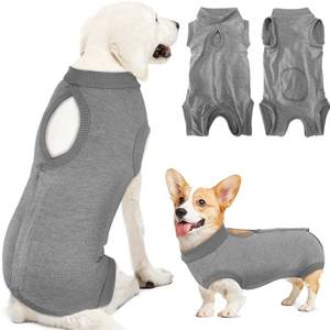 lot 8247 image: Lukovee Recovery Suit for Dogs, Onesie Spay Neuter Surgery Suit Female Male