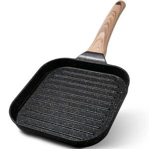 lot 8258 image: ESLITE LIFE 7 Inch Nonstick Small Grill Pan for Indoor Cooking, Versatile Induction Square Grilling Skillet Steak Pan for Stove Tops, PTFE & PFOA Free, Black