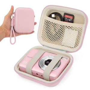 lot 8260 image: CVVD Digital Camera Case for Kodak PIXPRO FZ55 FZ45 - Pink