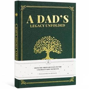 lot 8325 image: GAUDORA Birthday Dad Gifts from Daughter Son - Dads Life Story Journal