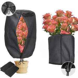 lot 8358 image: EJW Plant Covers Freeze Protection, Plant Cover, Plants Cover for Winter,Frost Blankets for Outdoor Plants,Frost Covers for Outdoor plants2 PCS, Cylindrical 19.6  14.5  14.5inch