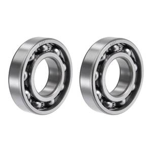 lot 12285 image: uxcell 6207 Deep Groove Ball Bearings 35x72x17mm Chrome Steel 2pcs