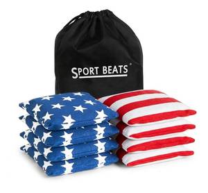 lot 13140 image: SPORT BEATS Cornhole Bags Set of 8 - Regulation 6x6 14-16 oz