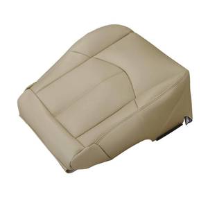 lot 13178 image: GXARTS Driver Side Bottom Seat Cover Compatible with Lexus RX300 1999-2003 Ivory Tan Microfiber Leather Replacement Custom Fit Waterproof Non-Perforated No Drill Easy Install SUV Seat Cover