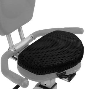 lot 14313 image: 3 Recumbent Bike Seat Cushion, Anti-Slip Pad with Strap & Silicone Grip