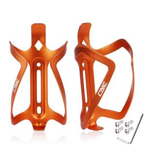 lot 14317 image: CNC Bike Water Bottle Holder��2-Pack Bike Bottle Cage for MTB Road Bike��Orange