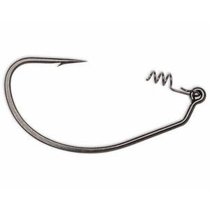 lot 14373 image: VMC Heavy Duty Black Nickel Swimbait Hook 2 Pack