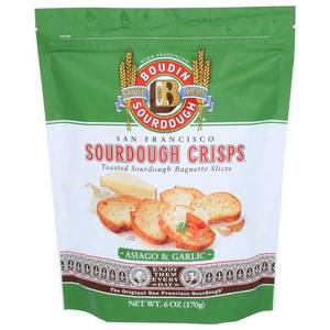 lot 20293 image: 329612 6 oz Asiago & Garlic Crisps