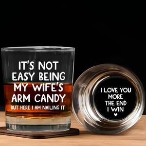 lot 20406 image: AXIARA Husband Birthday Gifts for Men - 11 oz Engraved Crystal Whiskey Glasses - Anniversary Wedding Gift for Him, Birthday Gifts for Husband from Wife, I Love You Gift for Him Men
