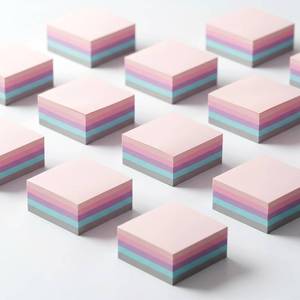 lot 20407 image: Thenshop 60 Packs Small Sticky Notes Bulk 1.5x2 Inch Mini Self Stick Note Pads, One Book of Five Colors Colorful Paper Memo for Office School Supplies, 50 SheetsPad (Vintage Color)