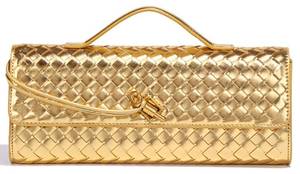 lot 20417 image: Suede Woven Evening Clutch Purses Women Crossbody Shoulder Hobo Handbag