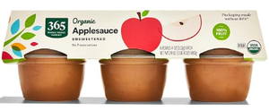 lot 2216 image: ORGANIC UNSWEETENED APPLE SAUCE, UNSWEETENED APPLE