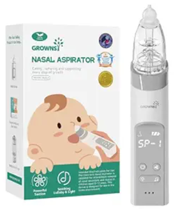 lot 6230 image: Growns Nasal Aspirator BC023 Electronic Baby Nose Cleaner - Stock image may not match actual product images