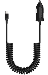 lot 6249 image: Syncwire Coiled USB-C Cable with Documentation and Adapter - Stock image may not match actual product images