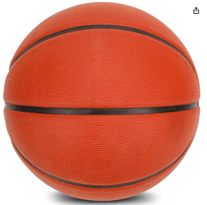 lot 6276 image: Red Basketball with Black Lines