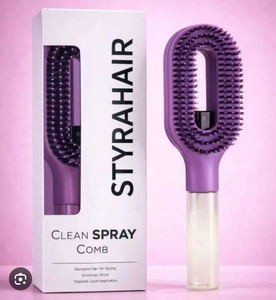 lot 8282 image: Stryrahair Clean Spray Comb - Stock images may not match actual product images