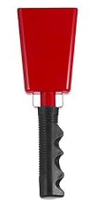lot 8367 image: Red cowbell