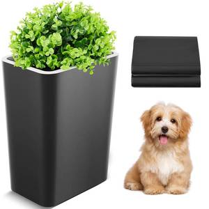 lot 1104 image: Jingmore Dog Poop Trash Can Outside 3.96 Gal15 L, Black